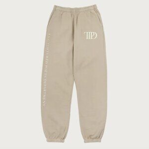Taylor Swift The Tortured Poets Department Sweatpants Beige TTPD size Large